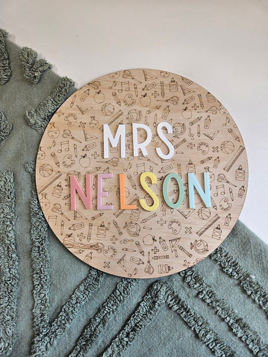 Teacher Sign