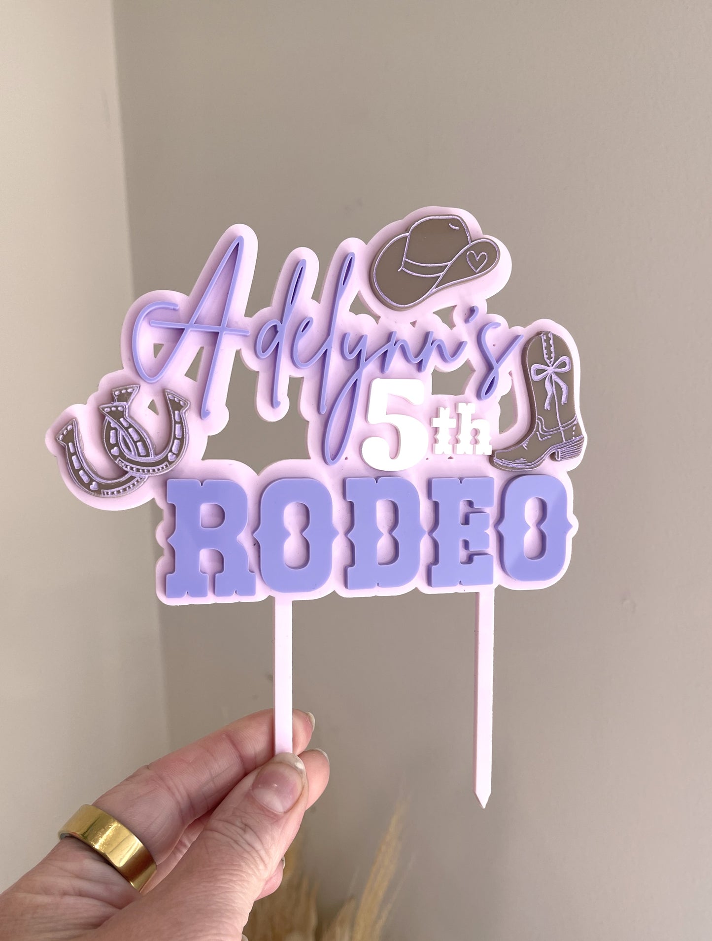 Rodeo Cake topper