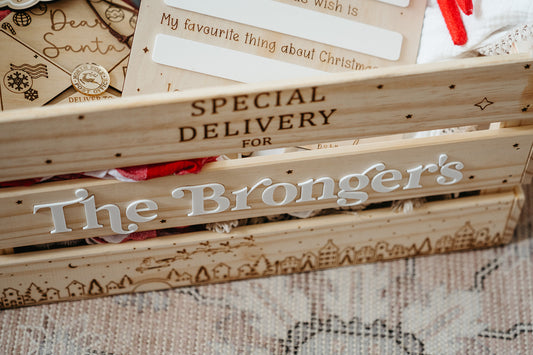 LARGE Christmas Crate