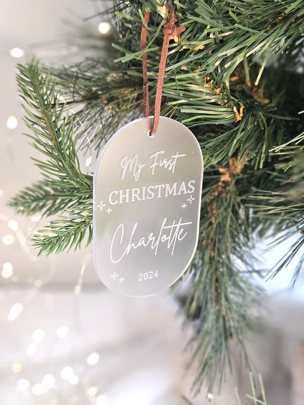 My first Christmas ornament