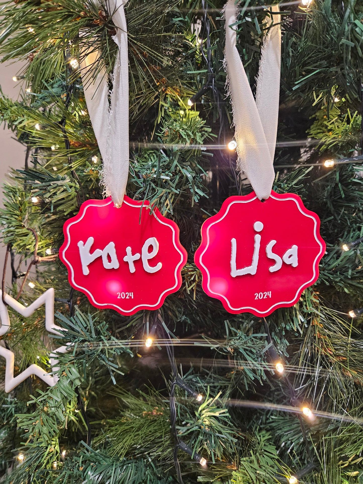 Hand written Ornament