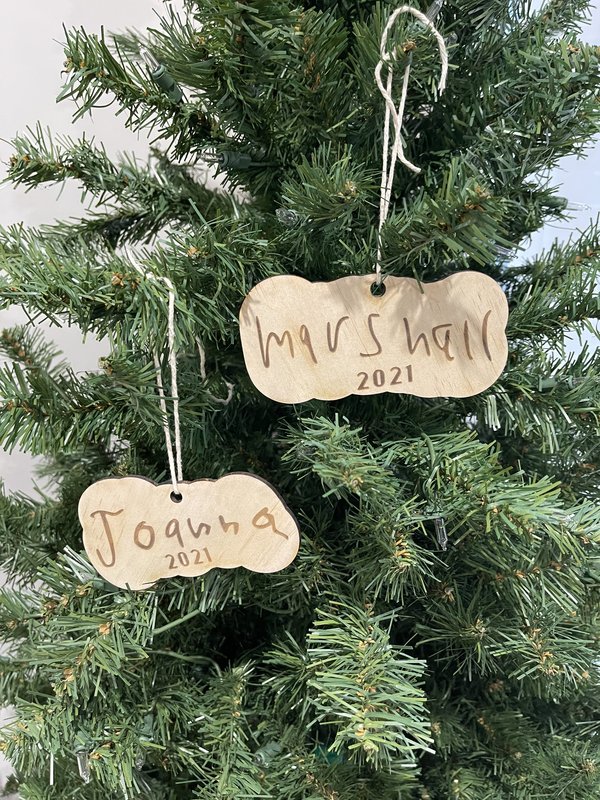 Handwriting ornament