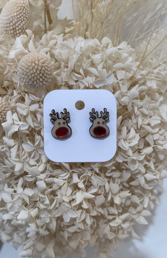 Reindeer stud Earrings