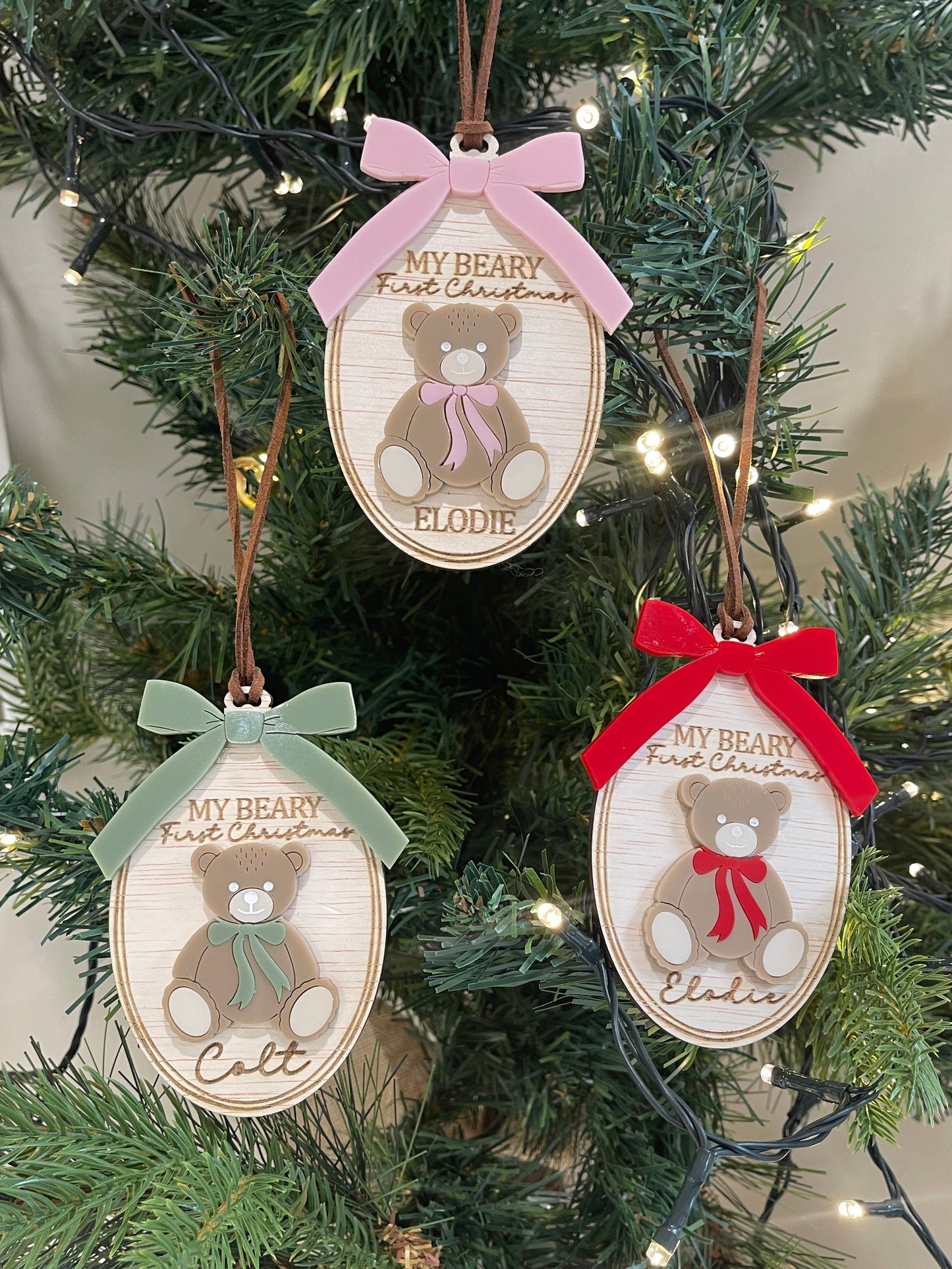 Beary first Ornament