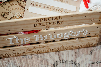 LARGE Christmas Crate