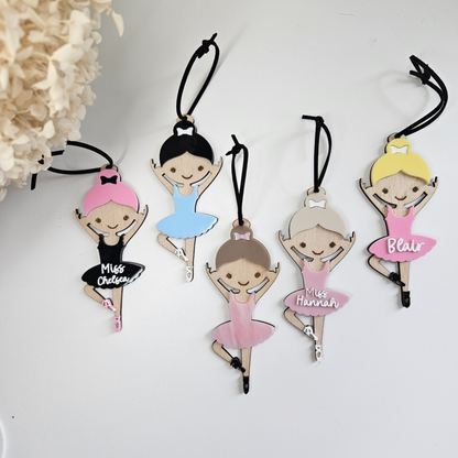 Ballerina Ornament/ tag