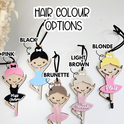 Ballerina Ornament/ tag