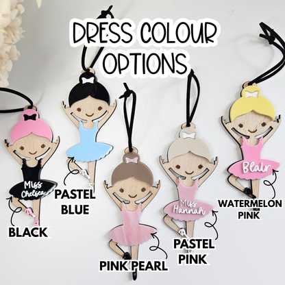 Ballerina Ornament/ tag