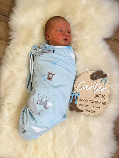 Western interchangeable milestone plaques bundle