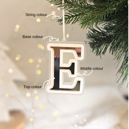 Letter ornament