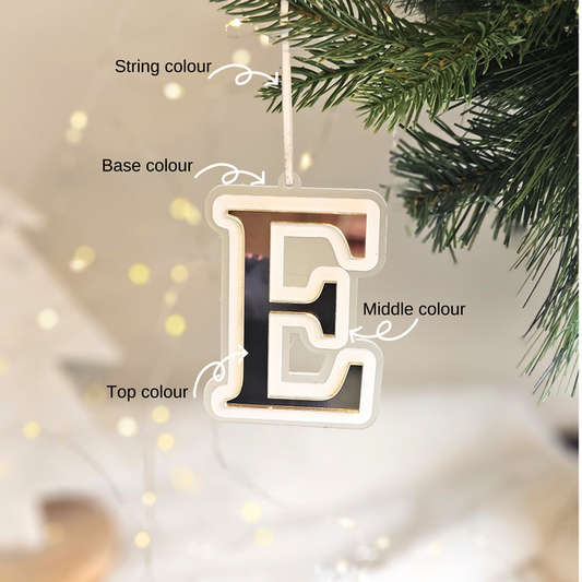 Letter ornament